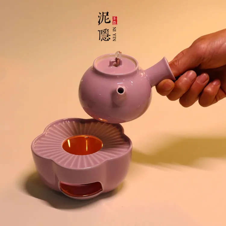 泥隐紫气东来烛火温茶炉陶瓷烛火蜡烛暖茶器家用保温加热煮茶底座