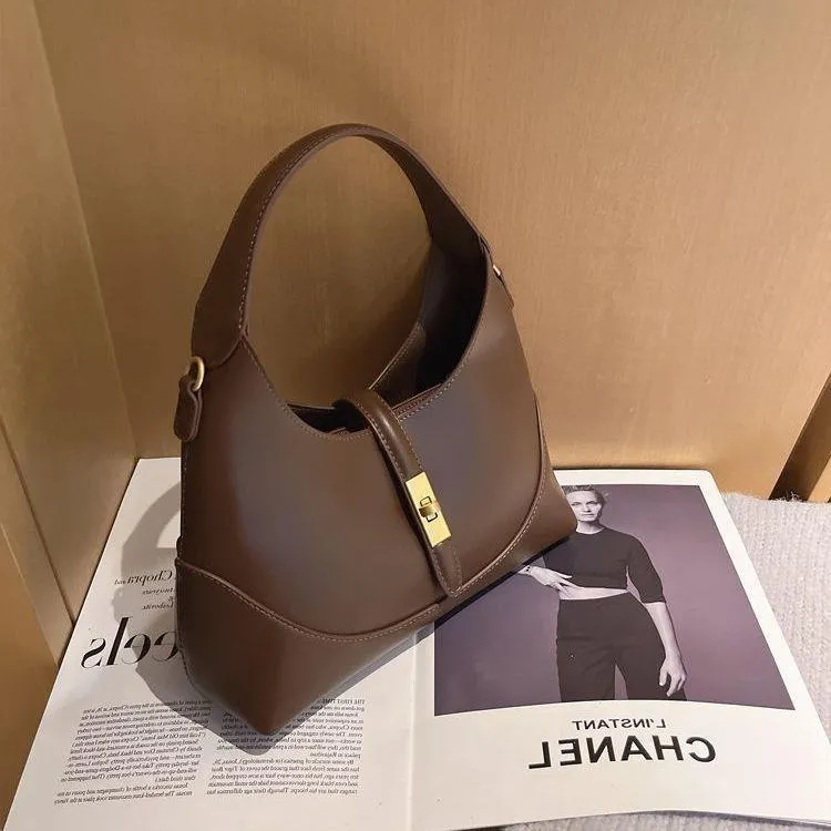 包包女时尚撞色水饺包休闲腋下手拎百搭高级新款单肩斜挎女士包包