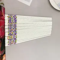 （精选）紫荆花园系列10双筷子家用陶瓷餐具