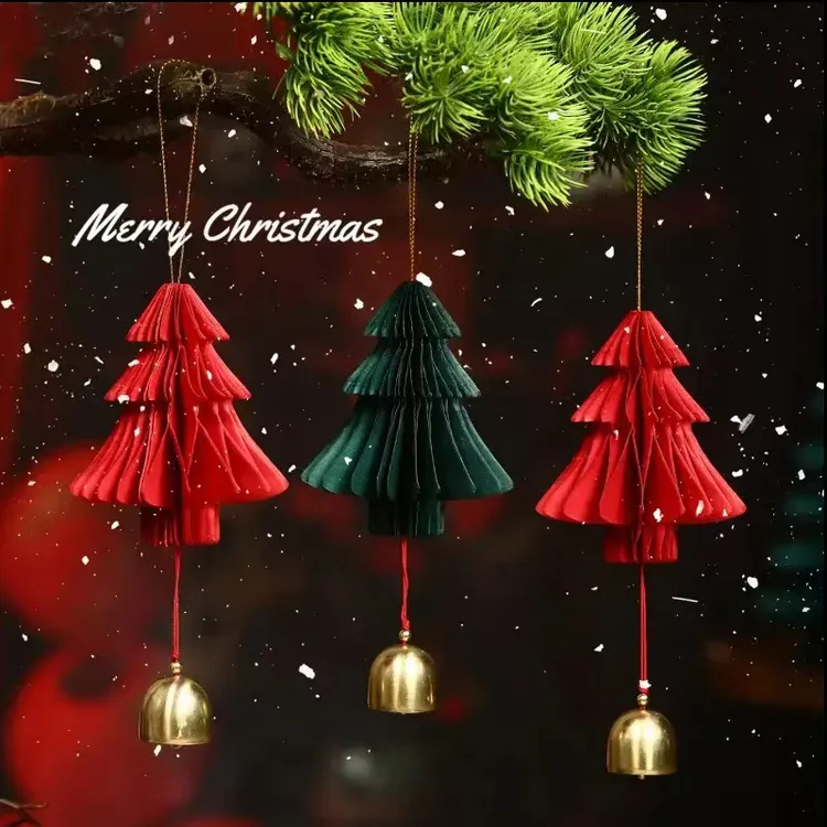 【拍一发二】圣诞节挂件装饰品圣诞树铃铛挂饰元旦门挂场景装饰氛围