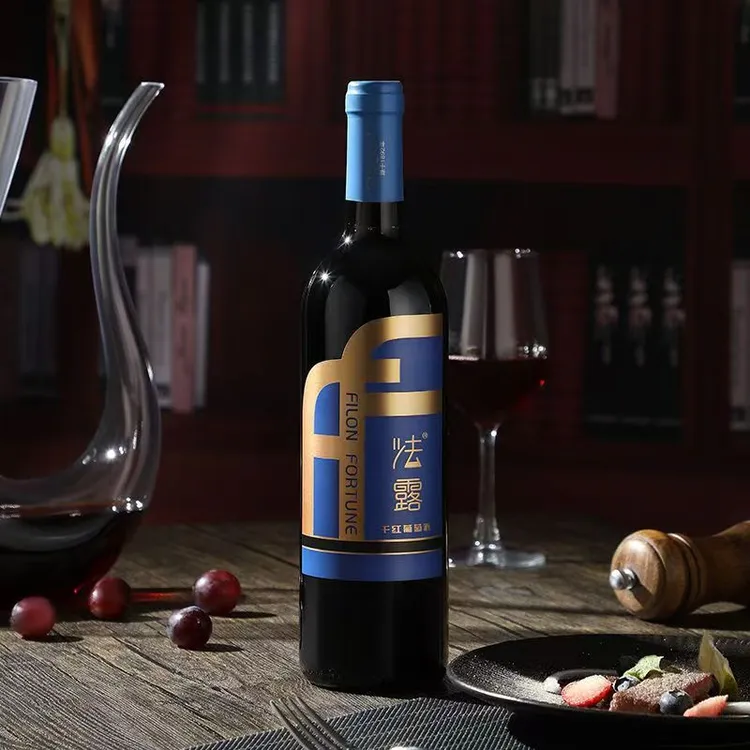 【秦戈专属】法露赤霞珠蓝标干红葡萄酒750ml单瓶国产红酒干型