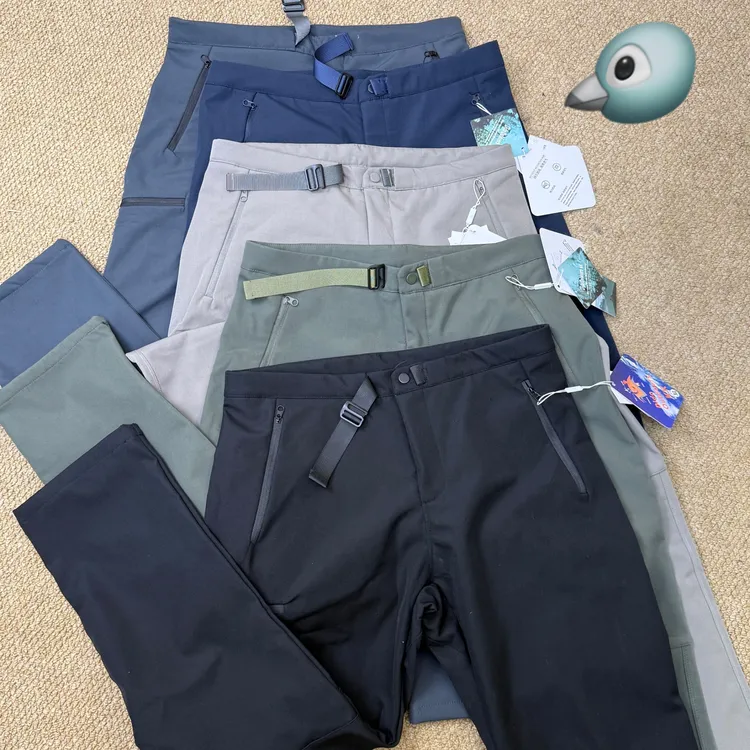 秋冬神裤美式三防户外登山裤纯色加绒拉链袋保暖立体裁剪裤