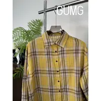 【女装优选】GUMG-格纹文艺港风衬衣GM20357