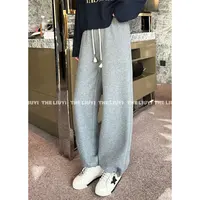 【LIUYI】休闲慵懒两穿松紧腰卫裤5917A5
