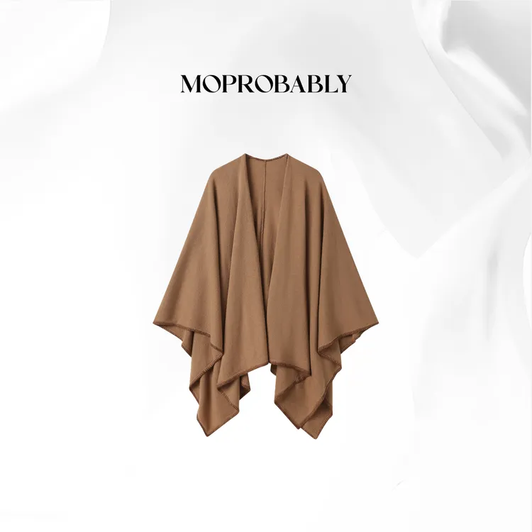 Moprobably贝贝「名媛」“100绵羊毛”轻奢时尚抬气质披肩B5342002