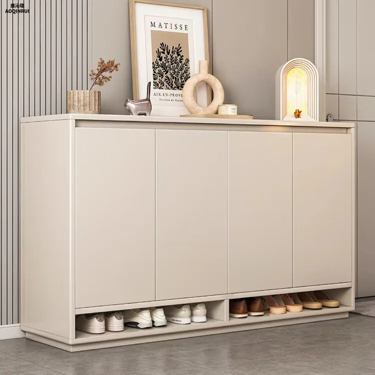 奥沁瑞鞋柜家用门口玄关柜收纳一体靠墙入户2025新款入门走廊鞋架