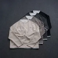 LANGGS&鸣谷 高定双构｜天丝&山羊绒肌理假两件-FW5406