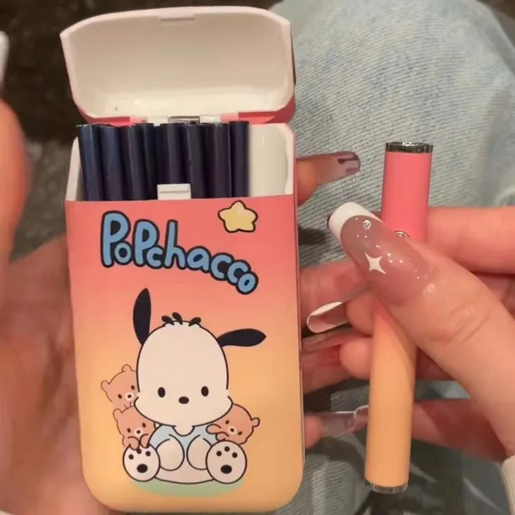 可爱卡通烟盒打火机可放粗中细三种规格抗压防潮便携可放细20粗10