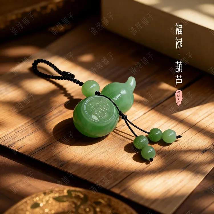 【先生荐】新款葫芦寓意福禄钥匙扣个人汽车用品