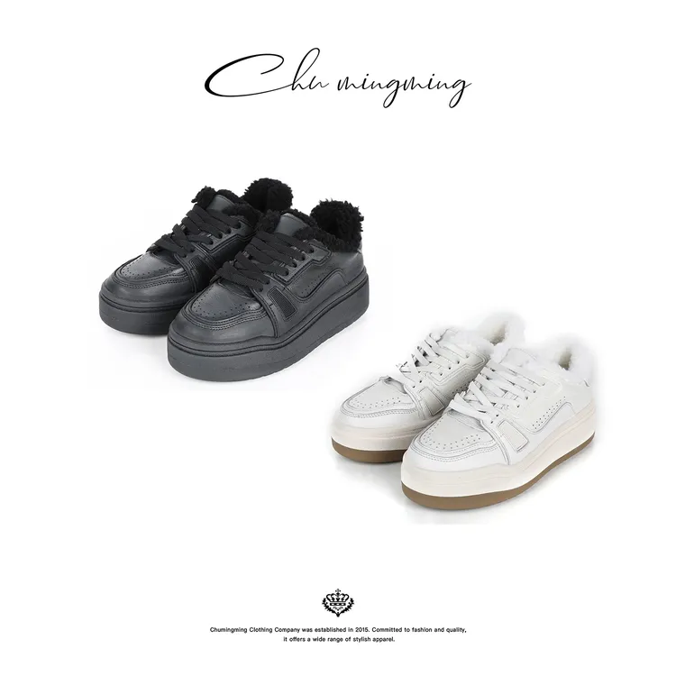 【CHUMINGMING】发泡增高加绒休闲鞋XZGM2521