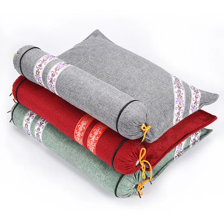 疆全优【新疆包邮】艾草颈椎枕睡觉艾草家用枕头艾灸护颈可拆卸组合