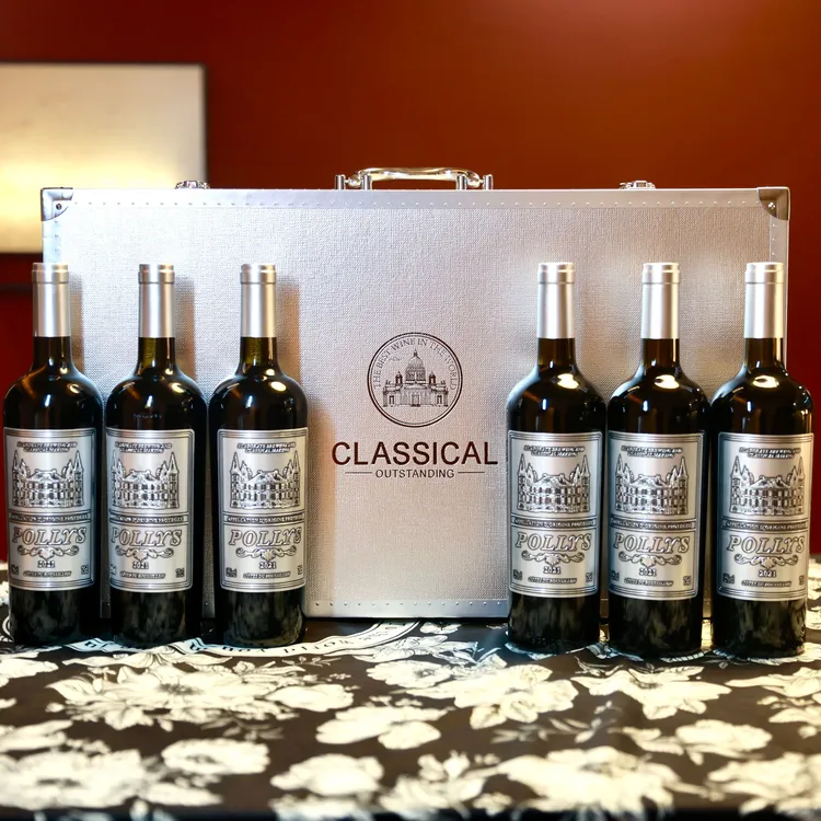 法国波利斯城堡 限量版15度干红葡萄酒750ml*6支【带航空礼箱】FG