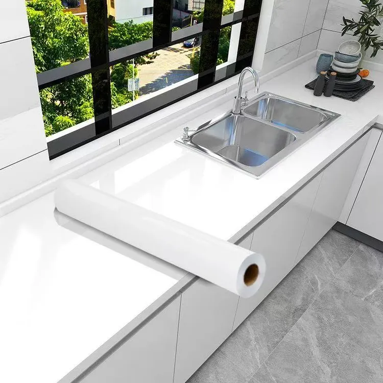 厨房防油贴纸加厚耐高温灶台橱柜贴膜自粘壁纸防水耐磨铝箔墙纸贴