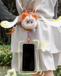 【专属福袋】娃三岁S手机挂绳babythree毛绒潮玩公仔女生生日礼物