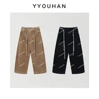 YYOUHAN 2025秋季新款【彩色腰带条绒裤】灯芯绒休闲裤 2509C5624