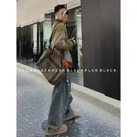 RICH陈发财【北欧风.羊毛毛衣】法式慵懒穿搭！羊毛撞色拼接毛衣8121