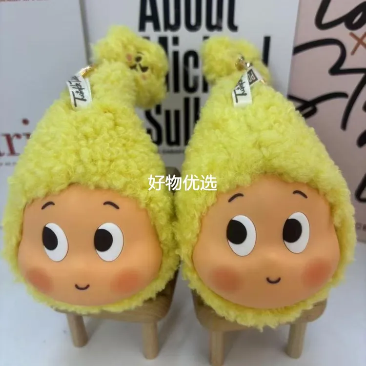 小米有品机包境黄色星我星新大香们包挂纳毛钥绒都扣是件匙耳收品