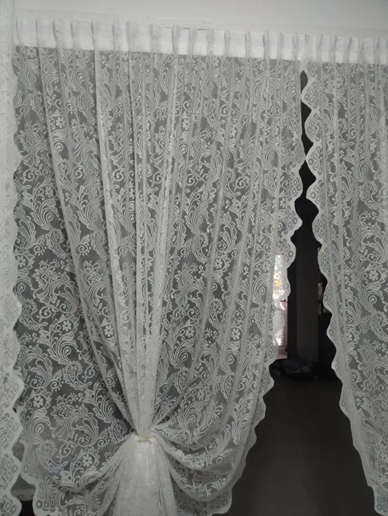 精品法式手工蕾丝门帘窗帘