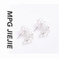 钛钢树脂耳饰 MPG JIEJIE【水滴】耳钉气质时尚精致小众简约冷淡风