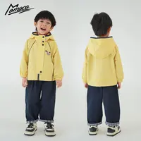 MOMOCO2025秋季新款黄色格纹时尚洋气卡通小马外套77330138050