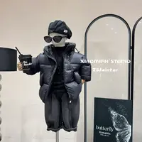 【现货】2025棉服加厚外套秋冬新款韩版男儿童痞帅童装宝宝AWT97