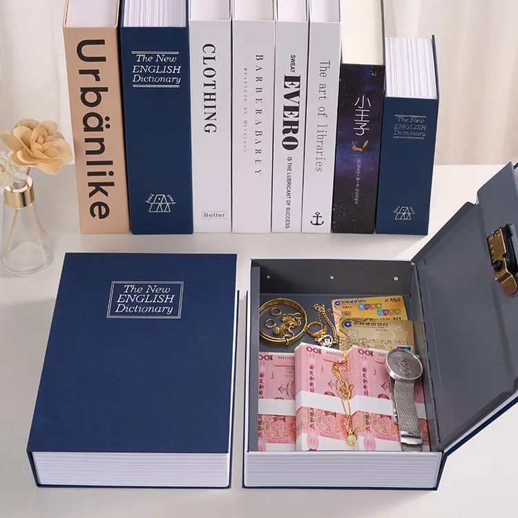 创意书本存钱罐网红款密码盒子带锁家用隐秘收纳盒2026新款大容量