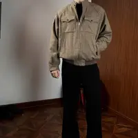 威尔士亲王千鸟格哈灵顿羊毛夹克短宽立体剪裁