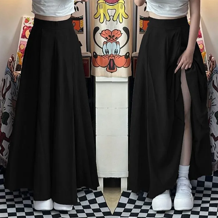 【2533人收藏】高腰a字半身裙子女夏季小个子设计感显瘦小众伞裙百