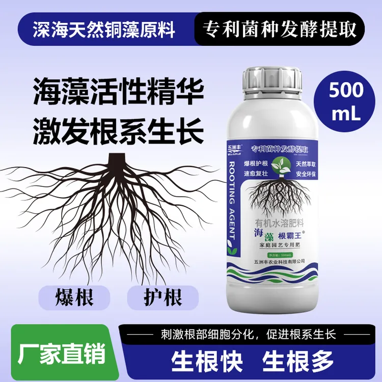 五洲丰海藻活性植物精华爆发生根长根生根剂移栽换盆生根
