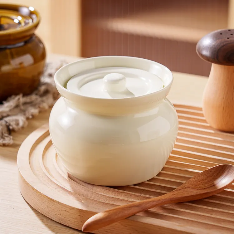   两个装   带盖瓦罐炖盅隔水炖一人食蒸锅补品煨汤炖盅