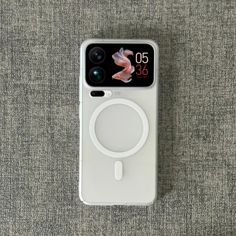 冰雾磨砂适用小米17Promax手机壳磁吸小米17简约15超薄14防摔硬壳