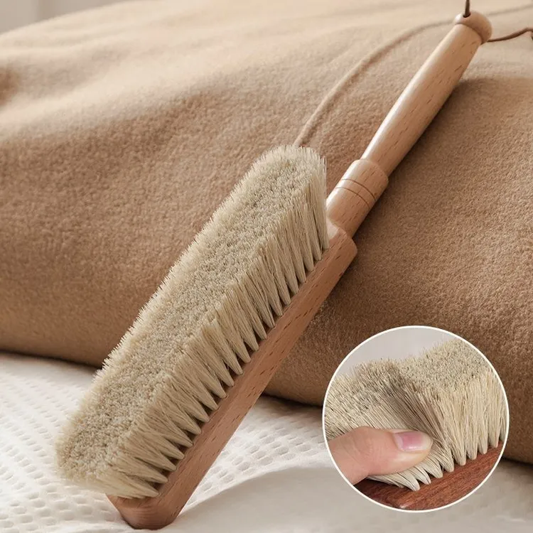 扫床刷家用长柄马鬃毛床上猫毛除尘清洁好物卧室沙发软毛扫床床刷
