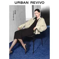 【钟楚曦同款】UR2025冬季新款女装超宽松休闲外套UWG850185