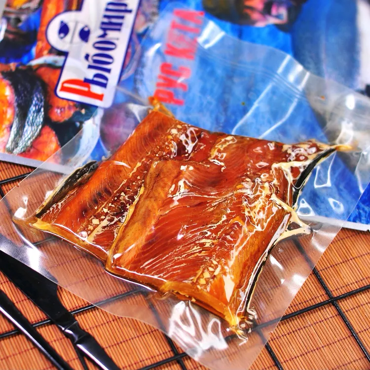 罗茜娅果木烟熏俄式风味马哈鱼开袋即食下酒菜休闲零食220克