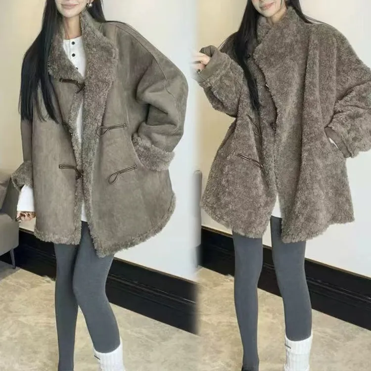 韩系慵懒风时尚潮流短外套2025年秋冬新款高级感百搭宽松上衣外套