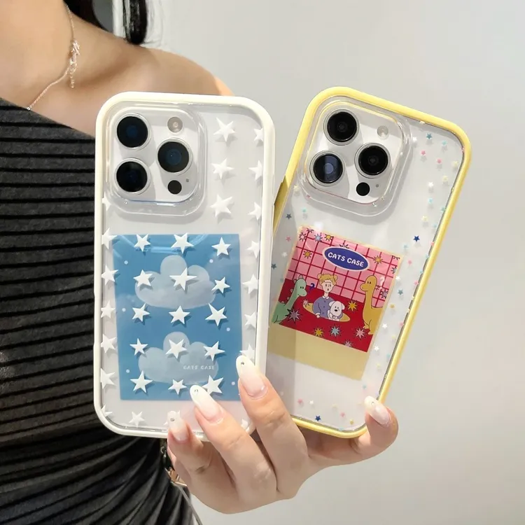 ZMGXins星星恐龙女孩适用iPhone16/15手机壳华为vivioppo小米高级