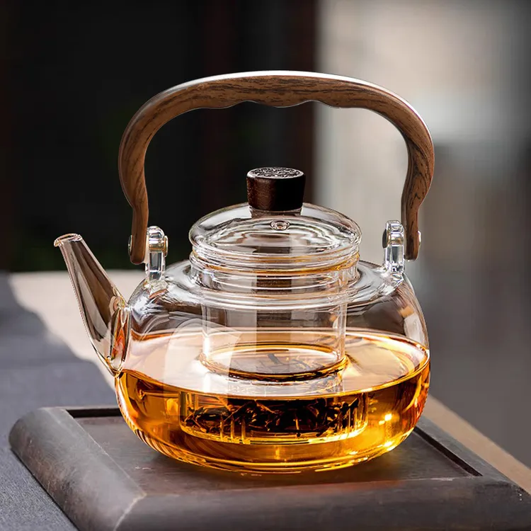 新款玻璃煮茶壶耐高温加厚煮茶器电陶炉家用提梁壶烧水泡茶专用