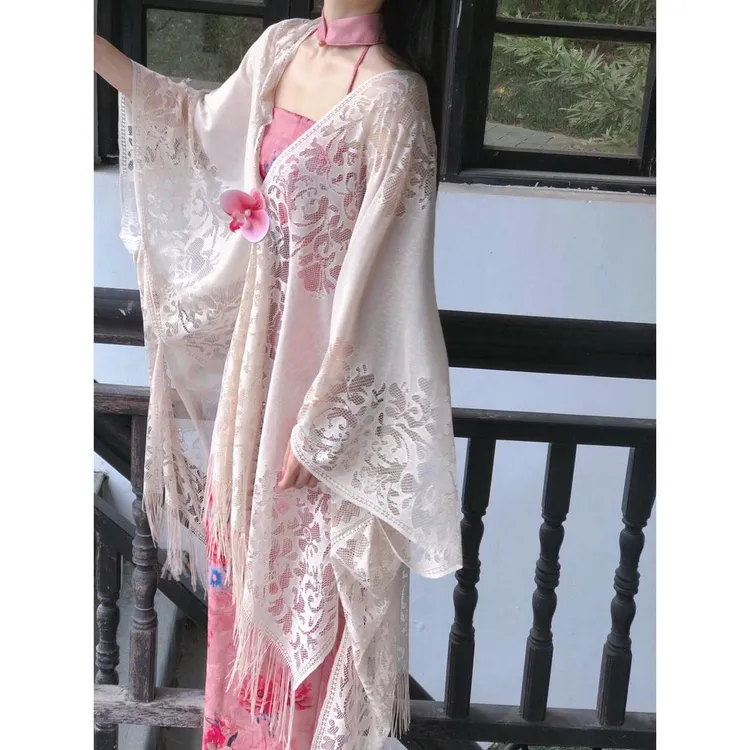 旗袍仙气披肩开衫橘里禅意 慵懒琉璃风流CHIU防晒漾苏冰丝春夏女
