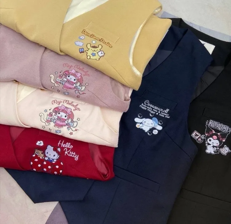 【梗豆三丽鸥马甲】实体店尾货微瑕正版库洛米美乐蒂Kitty大耳狗