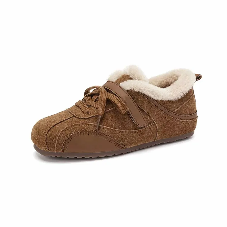 【爆款+运费险】复古风德训鞋2025秋冬新款加绒显脚小通勤炸街