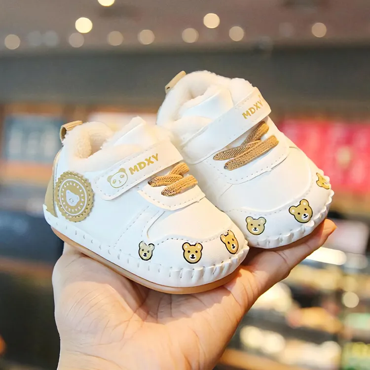 秋冬季软底婴儿鞋学步软底防滑0-1岁男女宝鞋学步软底鞋25