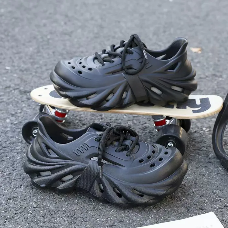 新款防滑透气踩屎感潮流EVA洞洞鞋夏季男女通用