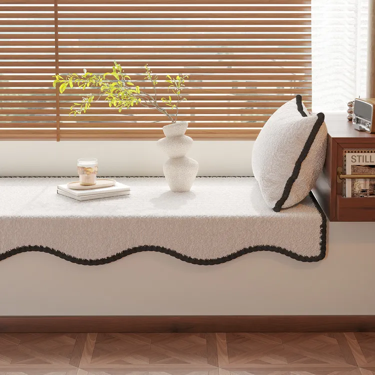 下挂飘窗垫防撞四季通用防污防滑飘窗垫带护沿可飘窗垫窗台垫