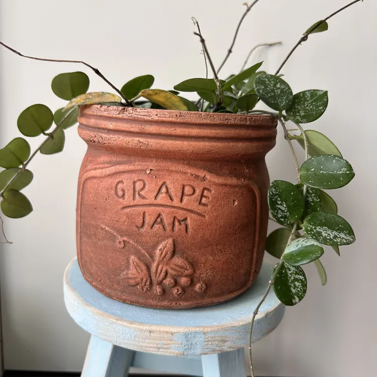 户外庭院大口径仿陶瓷红陶多肉花园阳台复古北欧网红创意奶罐花盆