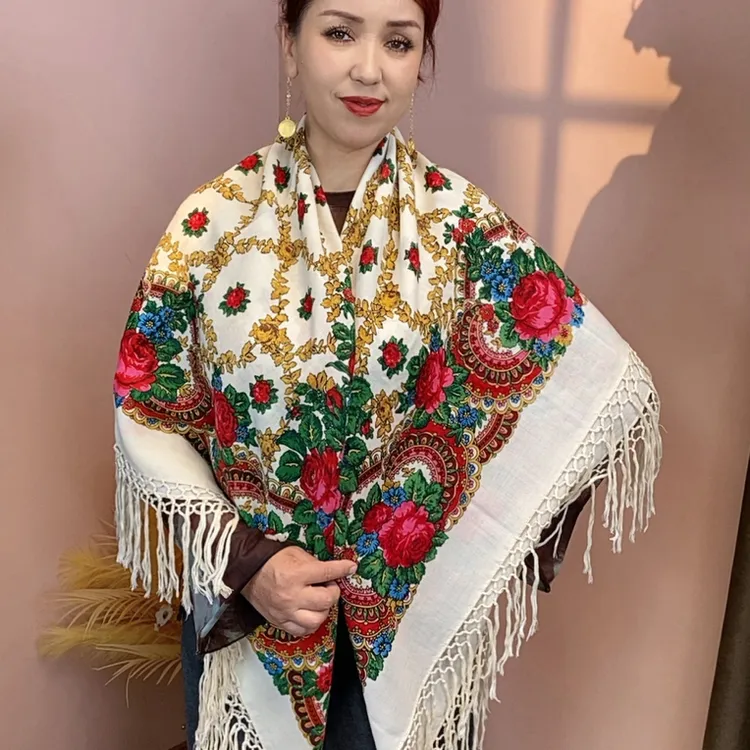 羊毛披肩150چوڭلىرمىز ياخشى كورۈشكە ئىرىشكەن يۇڭ كەشمىر