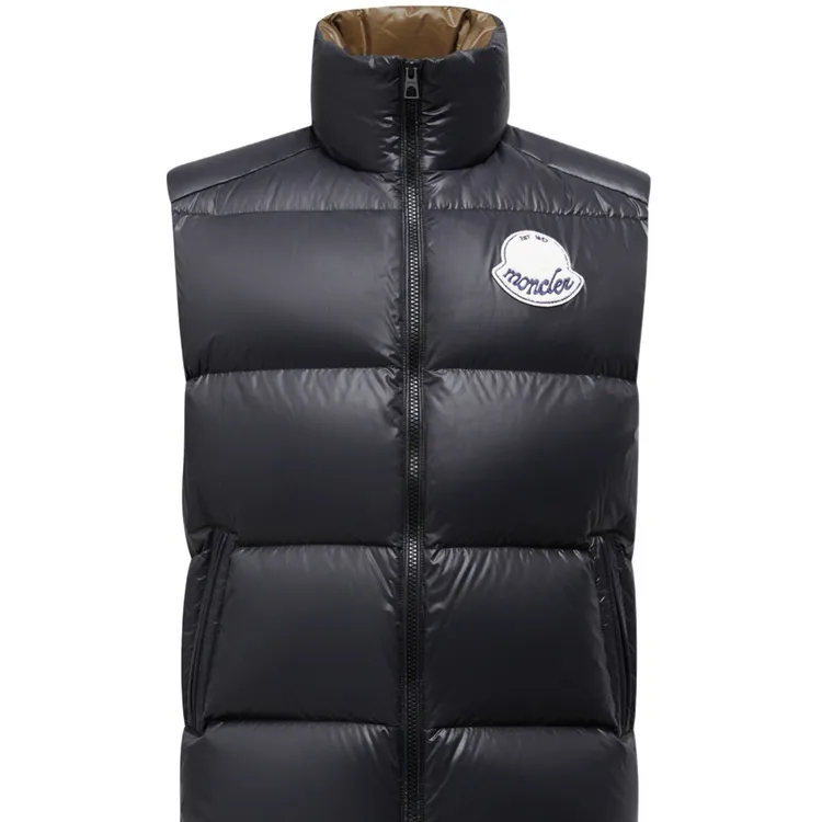 未使用 MONCLER 25新款Lipsi 黑色羽绒背心马甲