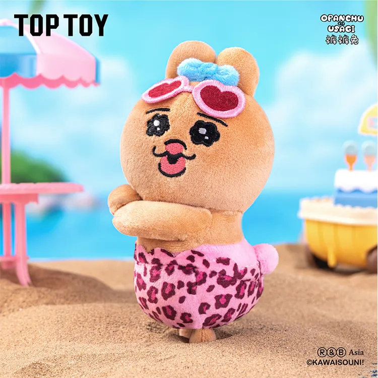 TOPTOY正版裤裤兔裤裤生活可爱抽象风格盲盒办公桌面装饰摆件手办