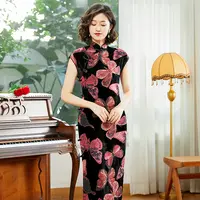 朵拉芭娜妈妈旗袍夏季2025年新款复古中国风日常改良长款25007