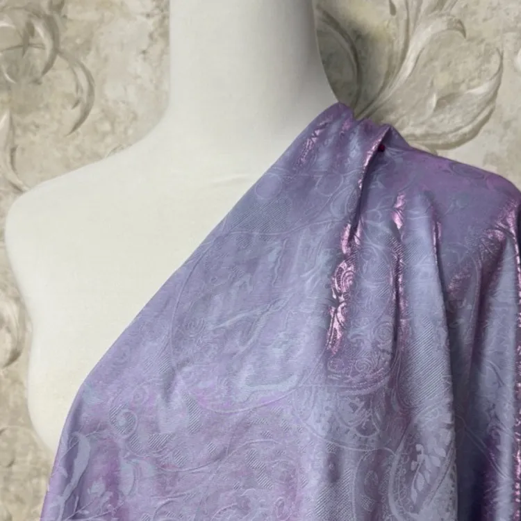 25201浮光锦-敦煌 四经绞罗提花面料