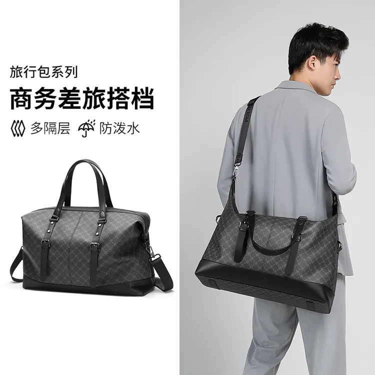 POLO手提行李包男士外出旅行包大容量商务出差行李包运动健身包